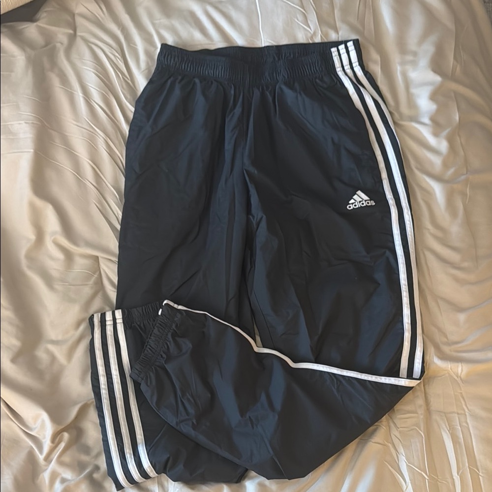 Adidas Grey Windbreaker Full Ankle Zip